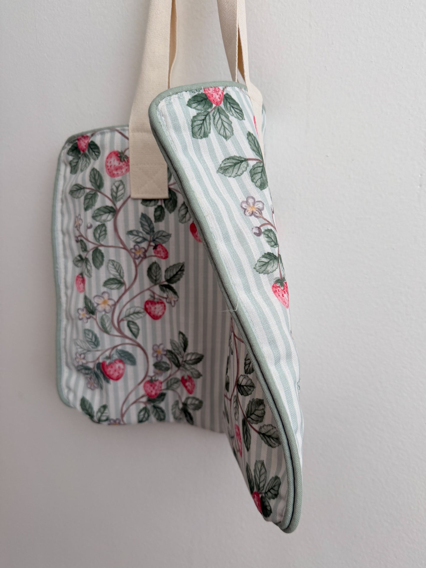 Strawberry Tote made from Table Runner