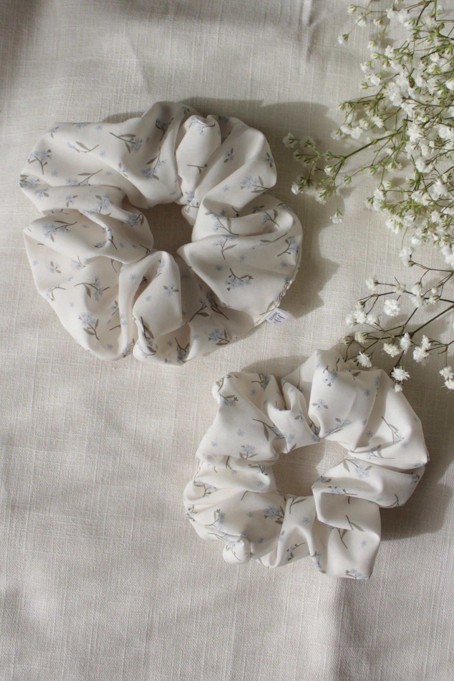 Cloud Flower Scrunchies