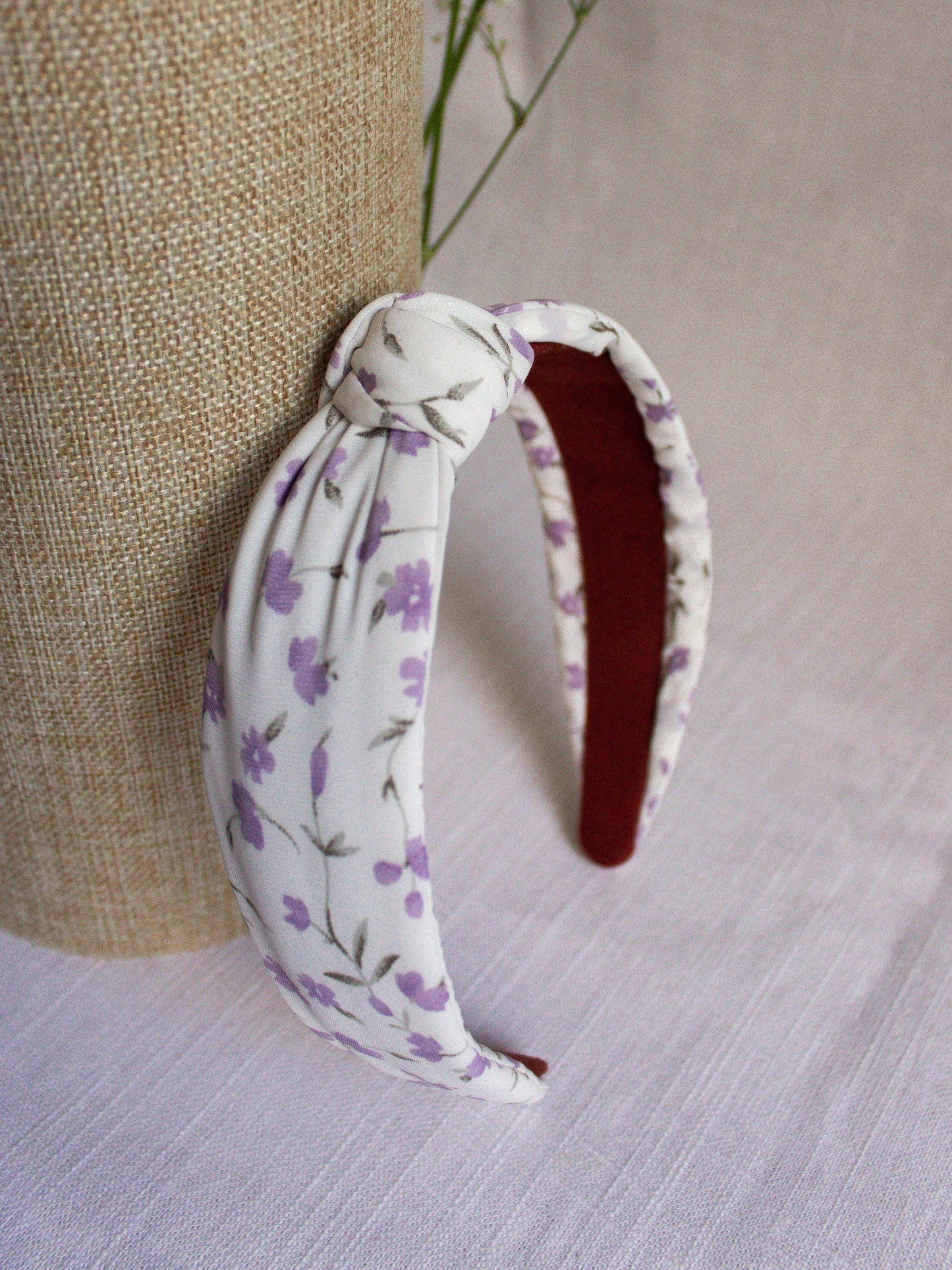 Pressed Lavender Top Knot