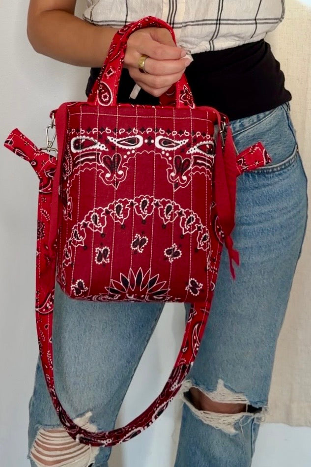 The Lennon Bag in Red