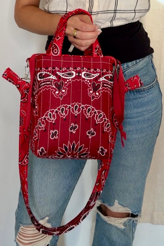 The Lennon Bag in Red