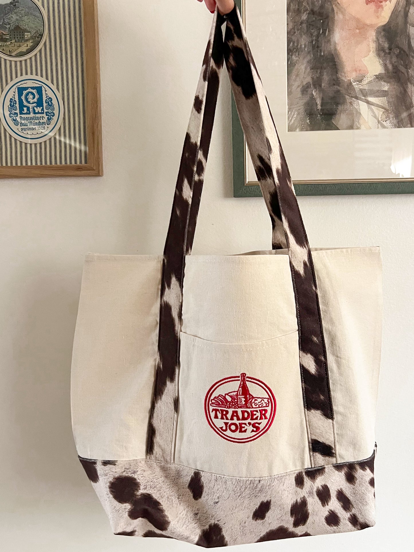 Limited Upcycled Market Tote Bag