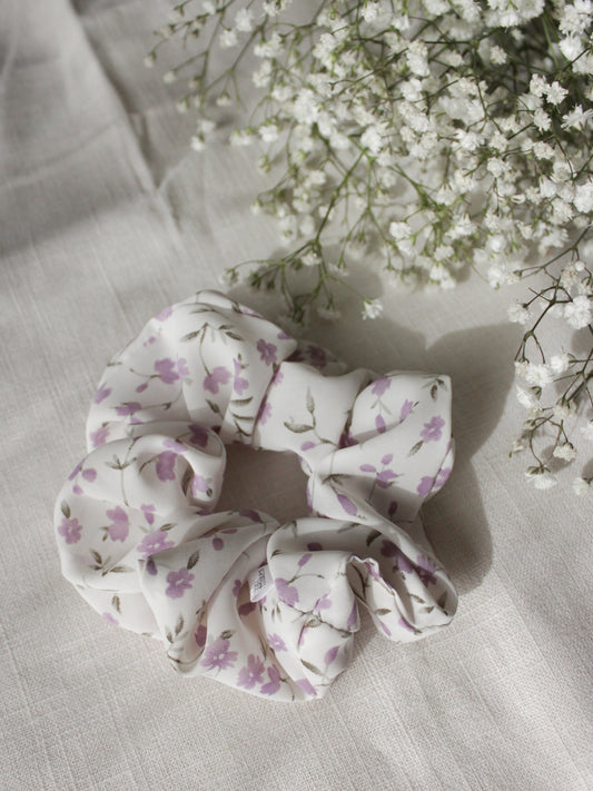 Pressed Lavender Scrunchies