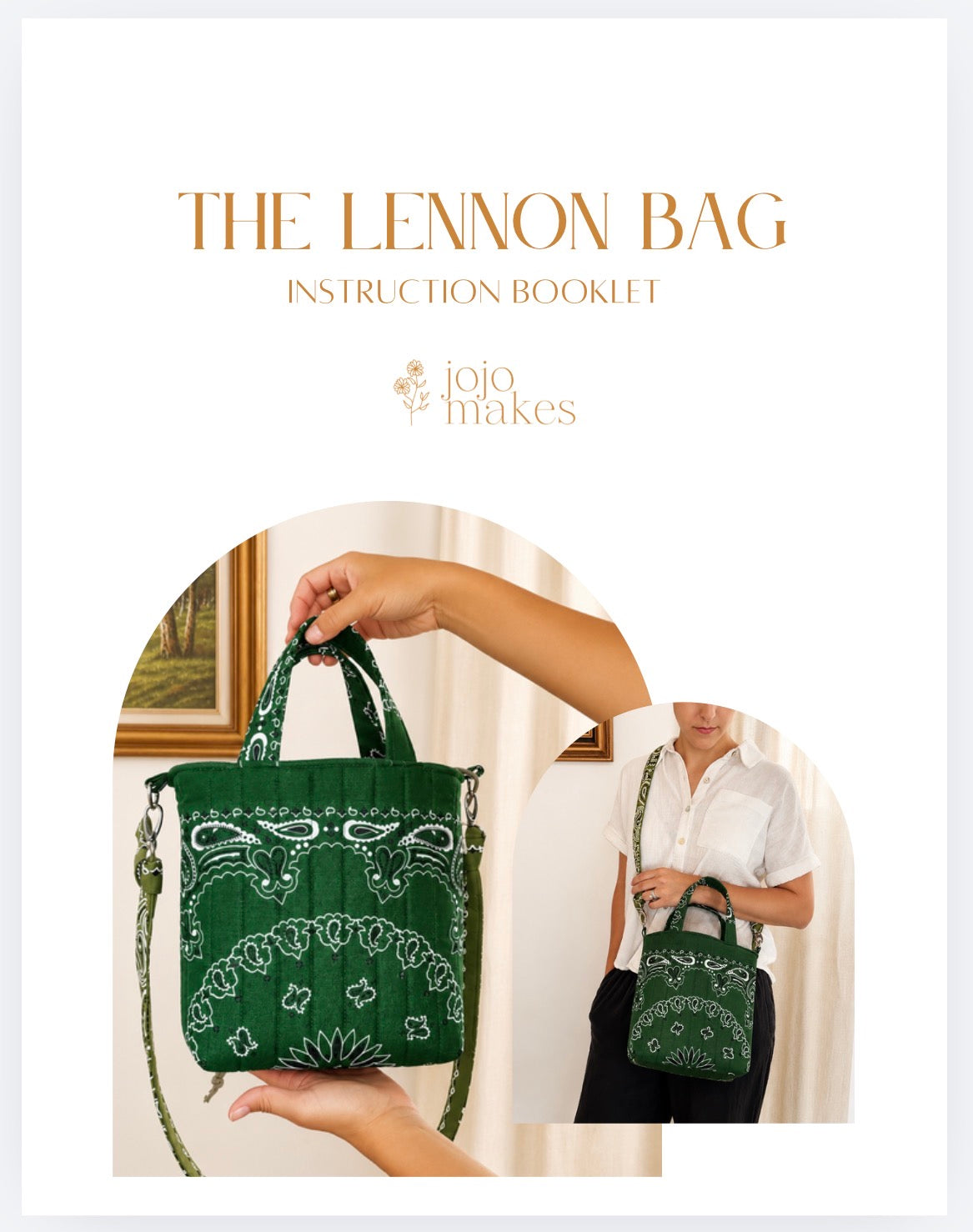 Sewing Pattern: The Lennon Bag Digital PDF