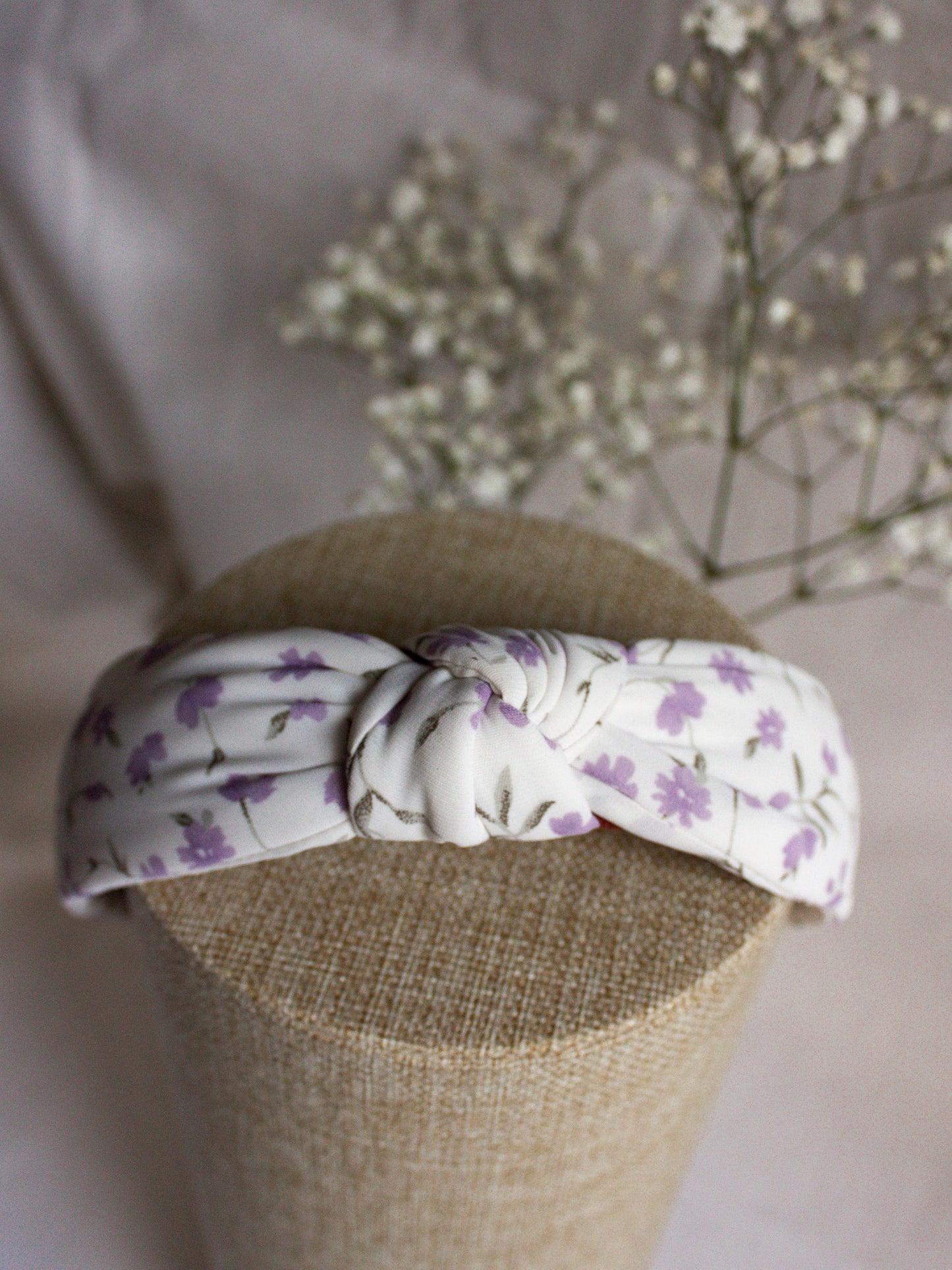 Pressed Lavender Top Knot