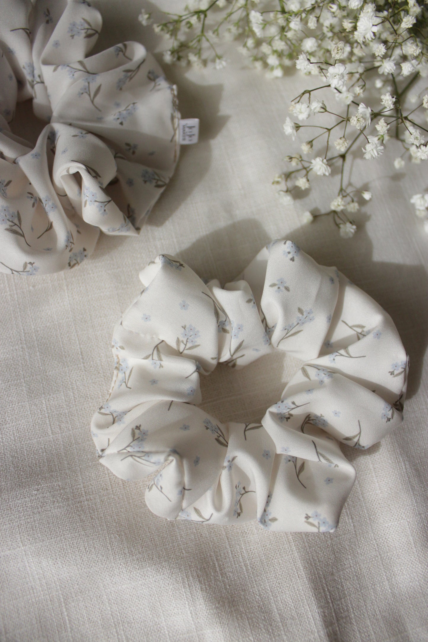 Cloud Flower Scrunchies