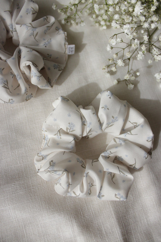 Cloud Flower Scrunchies