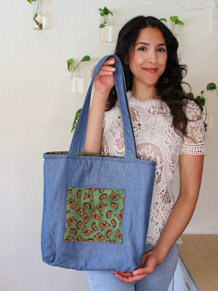 Monarch Butterfly Tote