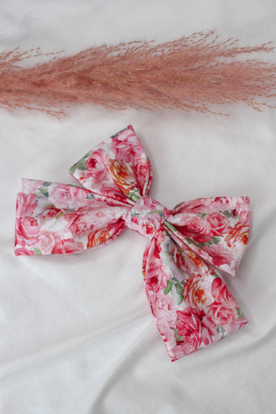 Bouquet of Roses Hair Bow