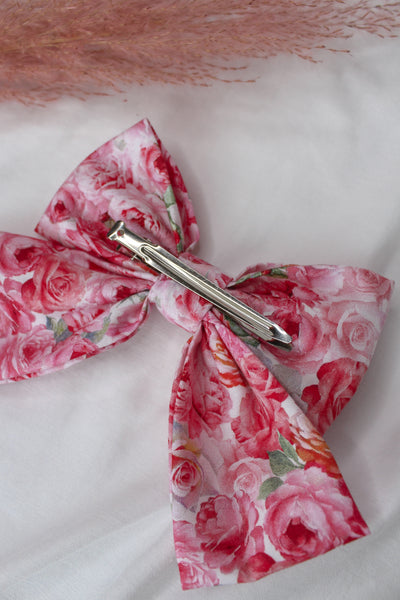 Bouquet of Roses Hair Bow