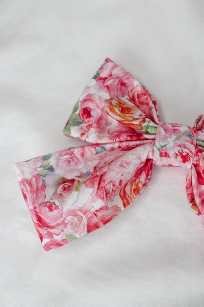 Bouquet of Roses Hair Bow