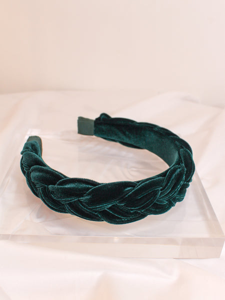 Emerald Braided Headband