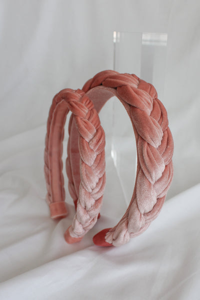 Ballerina Pink Braided Headbands