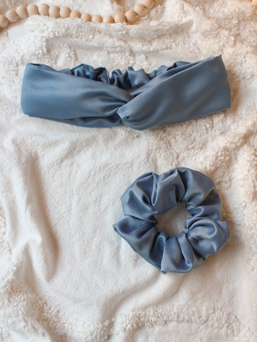 Sky Blue Twist Headband