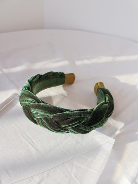 Fresh Olive Braided Headbands