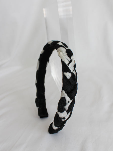 Cow Velvet Braided Headbands