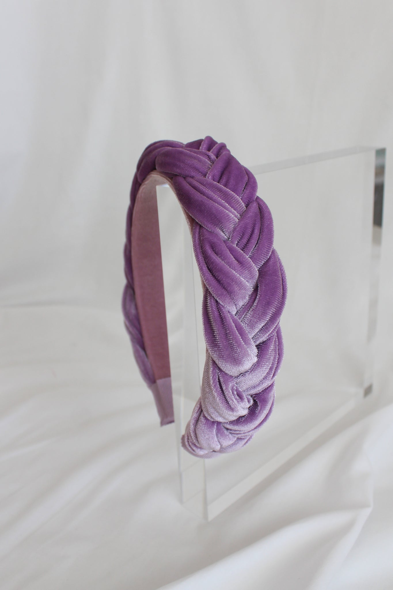 Soft Lavender Braided Headbands
