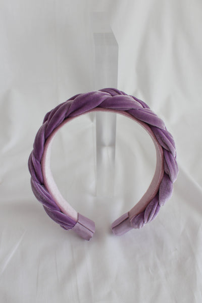 Soft Lavender Braided Headbands