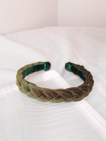 Fresh Olive Braided Headbands