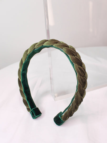 Fresh Olive Braided Headbands