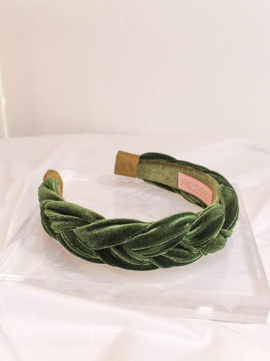 Fresh Olive Braided Headbands