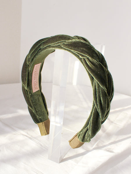 Fresh Olive Braided Headbands