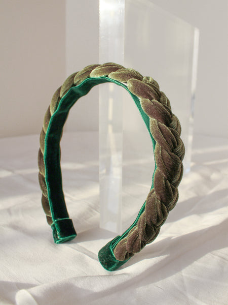 Fresh Olive Braided Headbands