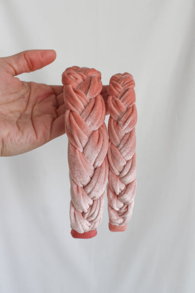 Ballerina Pink Braided Headbands