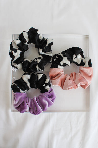 Cow Scrunchies