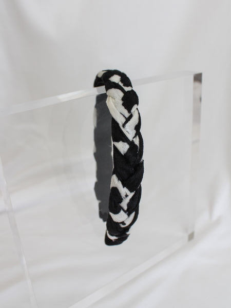 Cow Velvet Braided Headbands