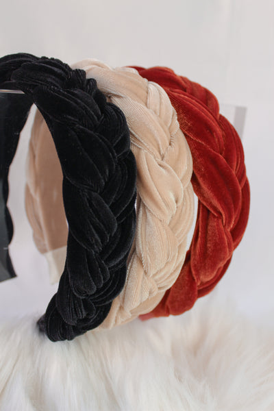 Onyx Braided Headband