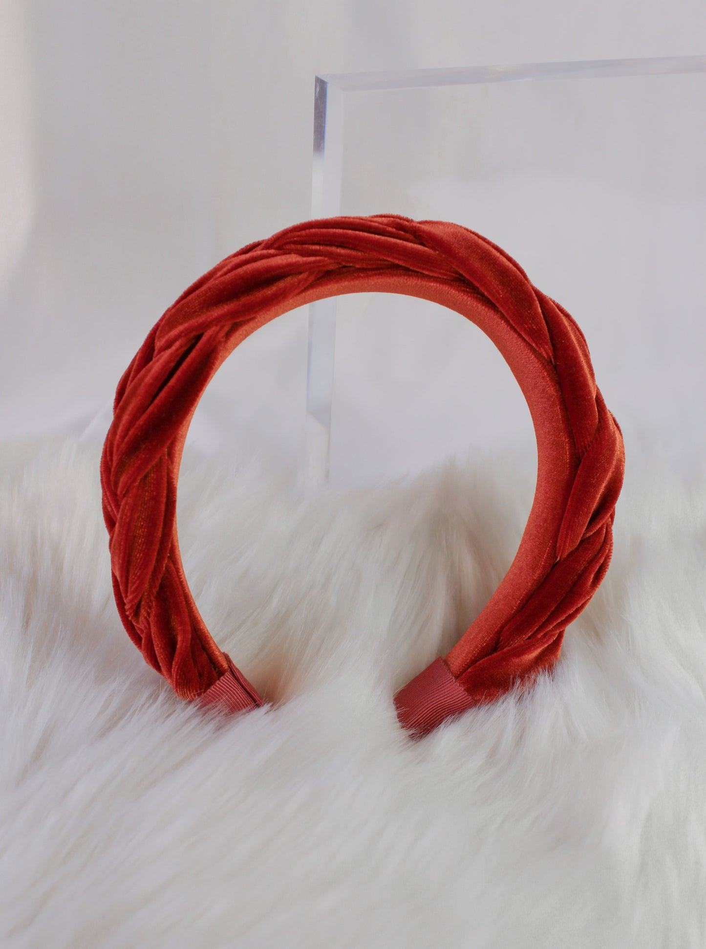 Rich Copper Braided Headband