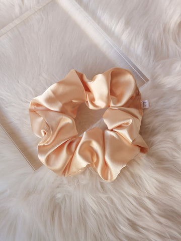 Champagne Silky Scrunchie