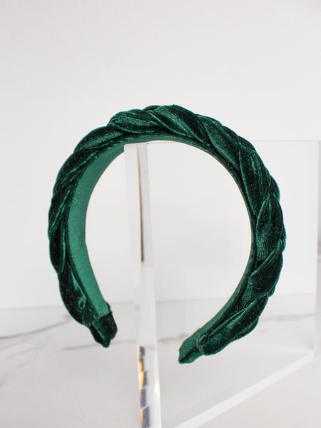 Emerald Braided Headband