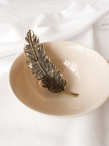 Vintage- Inspired Feather Barrette
