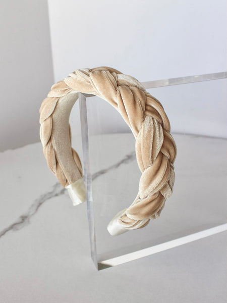 Ivory Braided Headband