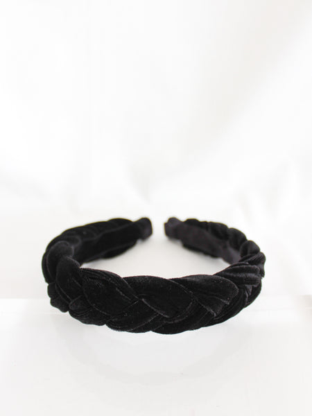 Onyx Slim Braided Headband