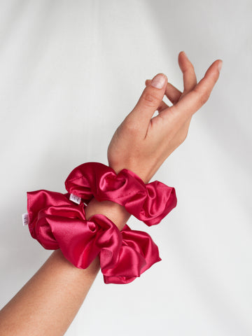 Passion Pink Scrunchies