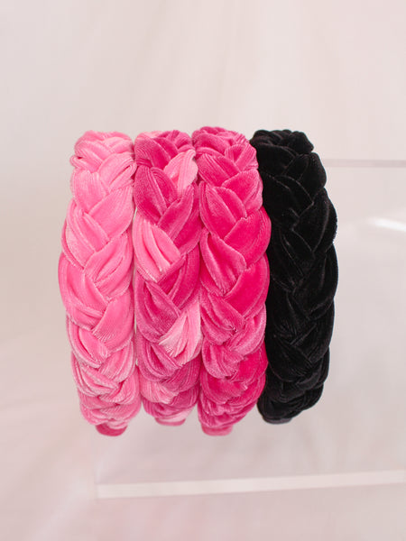 Onyx Slim Braided Headband