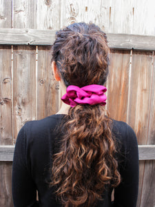 Fuchsia Jumbo Scrunchie