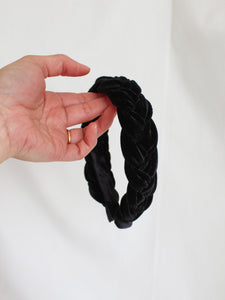 Onyx Slim Braided Headband