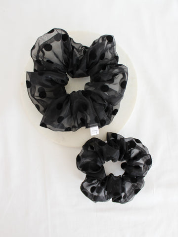 Onyx Annette Scrunchies