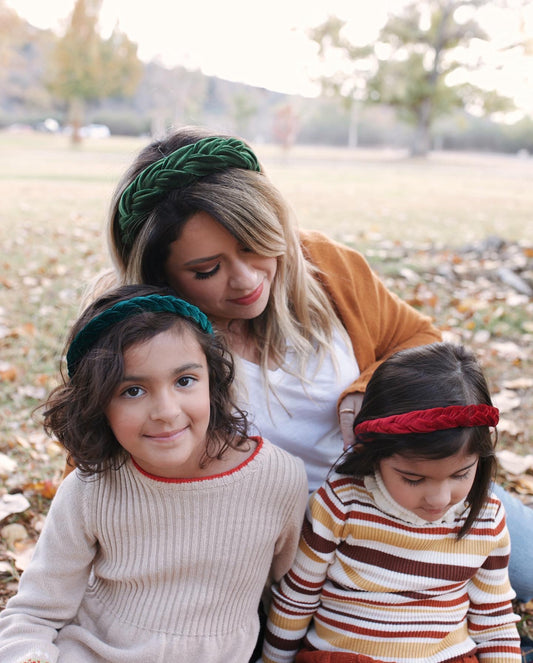 Fresh Olive Braided Headbands